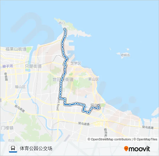 19路西海岸区间 Bus Line Map