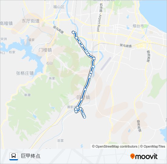 公交310巨甲区间路的线路图