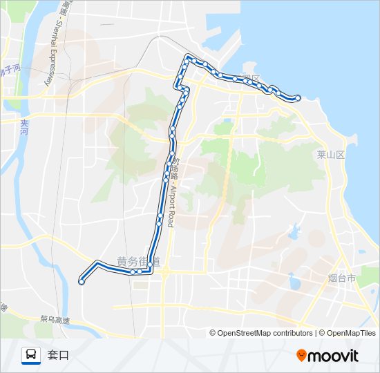 公交3套口定点支线路的线路图