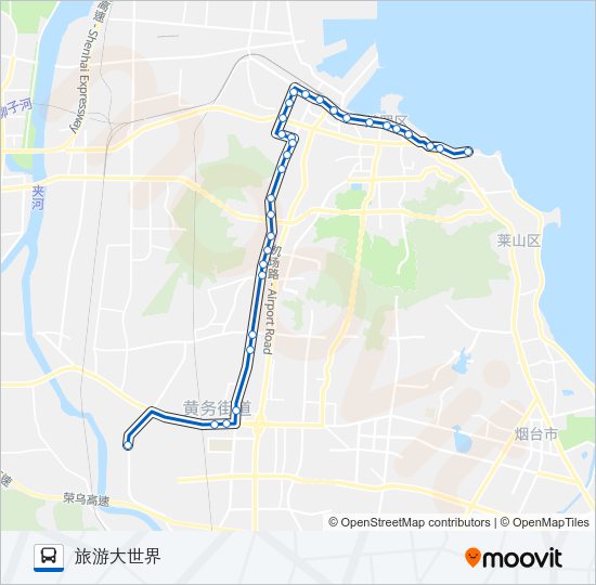公交3套口定点支线路的线路图
