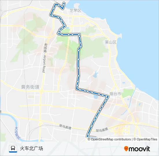 58路(祁家屯) Bus Line Map