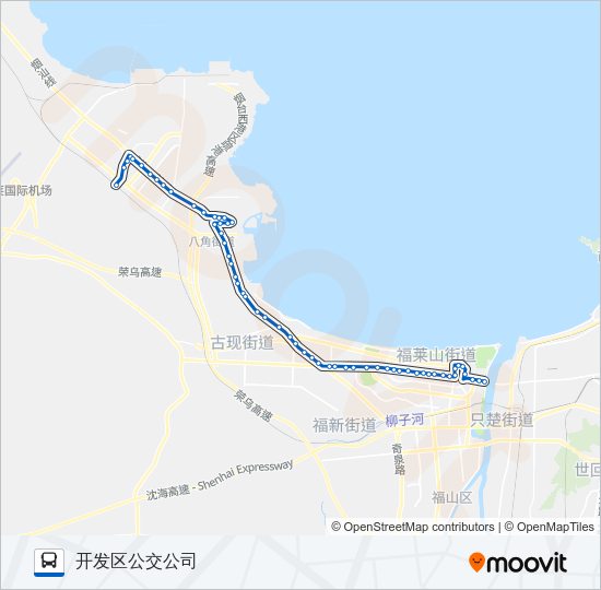 公交201小苗家区间路的线路图