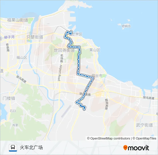58路(锦绣家园) Bus Line Map