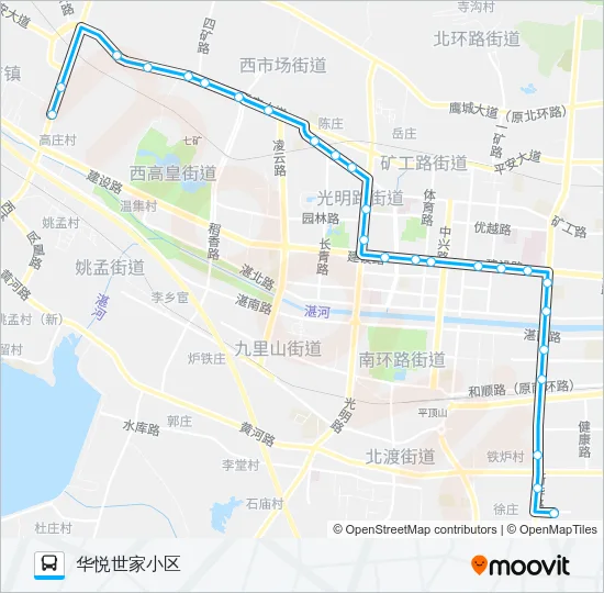 61路 Bus Line Map
