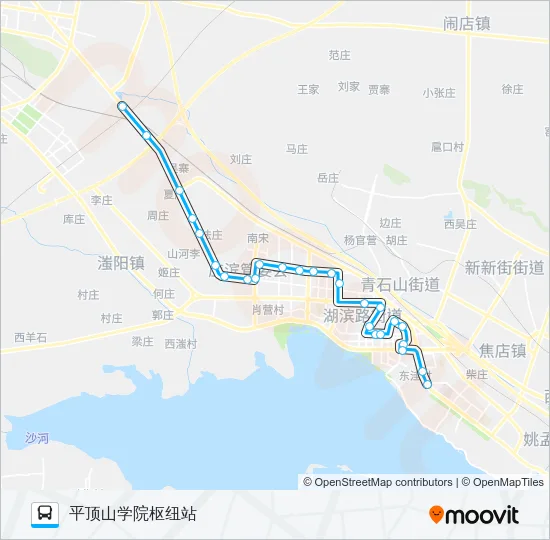 57路 Bus Line Map