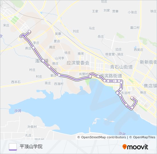 公交G68路的线路图