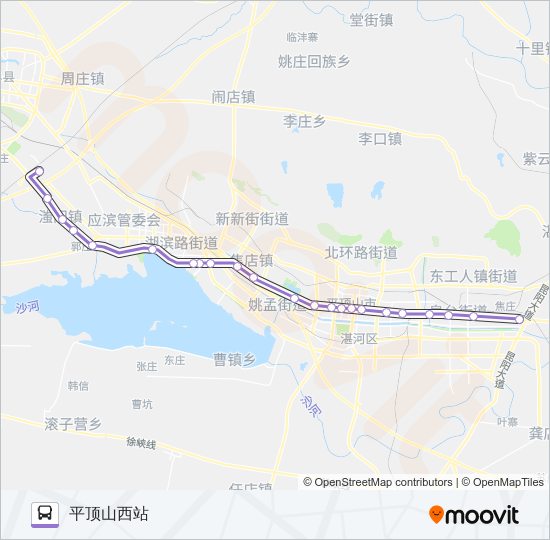 G60路 bus Line Map