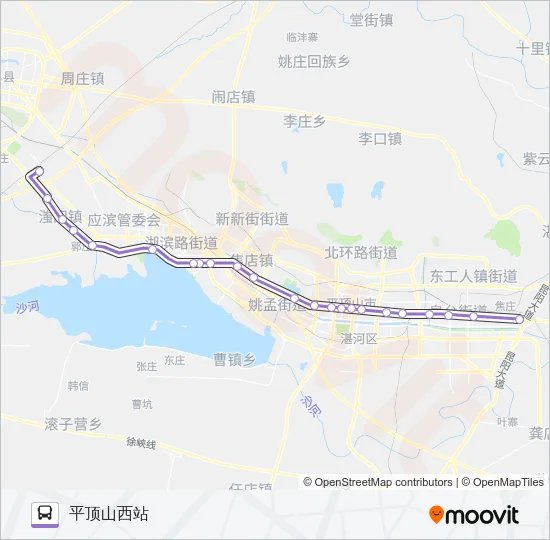 G60路 Bus Line Map