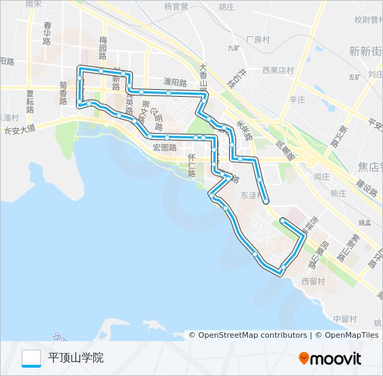 58路 bus Line Map