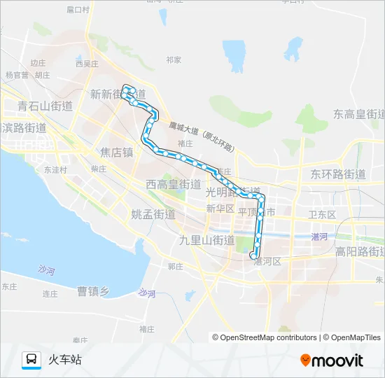 1路 Bus Line Map