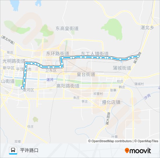 2路 bus Line Map