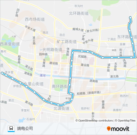 公交3路的线路图