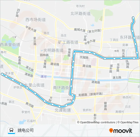 公交3路的线路图