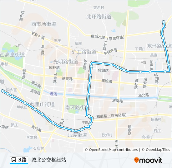 朔州公交3路车路线图图片