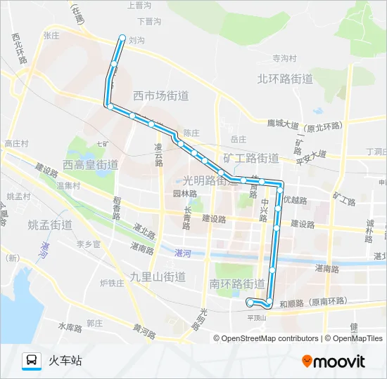 7路 Bus Line Map