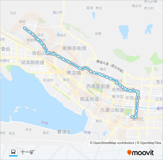 公交8路的线路图