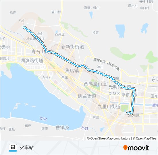 8路 bus Line Map