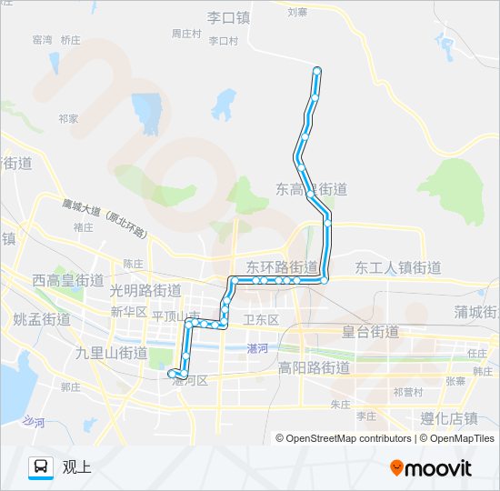 公交9路的线路图