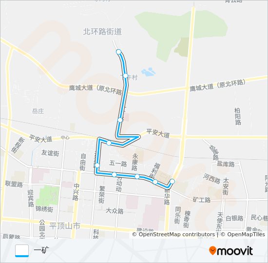 公交12路的线路图