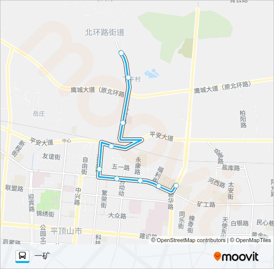 12路 bus Line Map