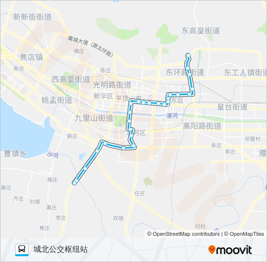 14路 Bus Line Map