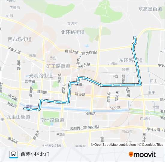 15路 bus Line Map