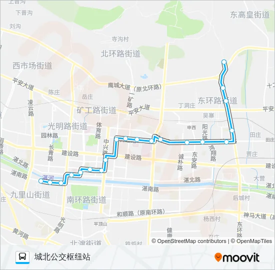 15路 Bus Line Map
