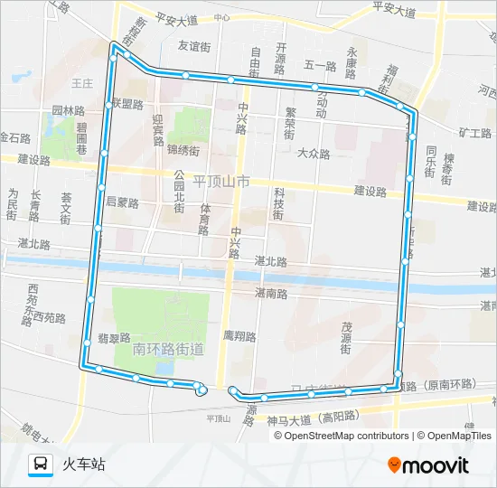 18路 Bus Line Map