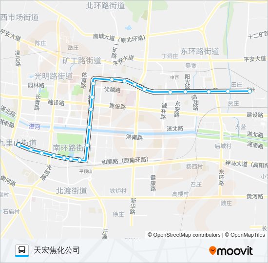 20路 bus Line Map