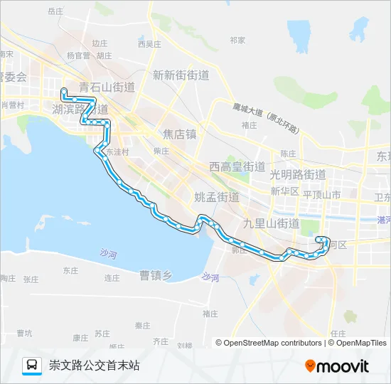 21路 Bus Line Map