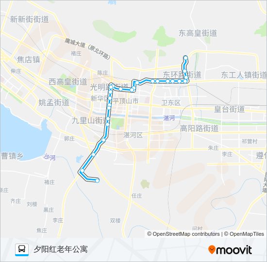 公交23路的线路图