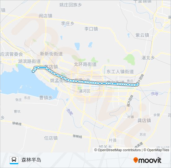 公交30路的线路图