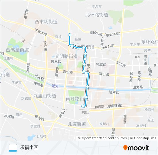 公交32路的线路图