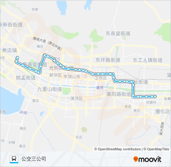 33路 bus Line Map