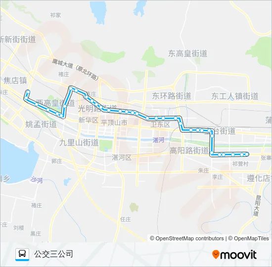 33路 Bus Line Map