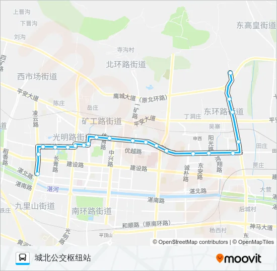 34路 Bus Line Map