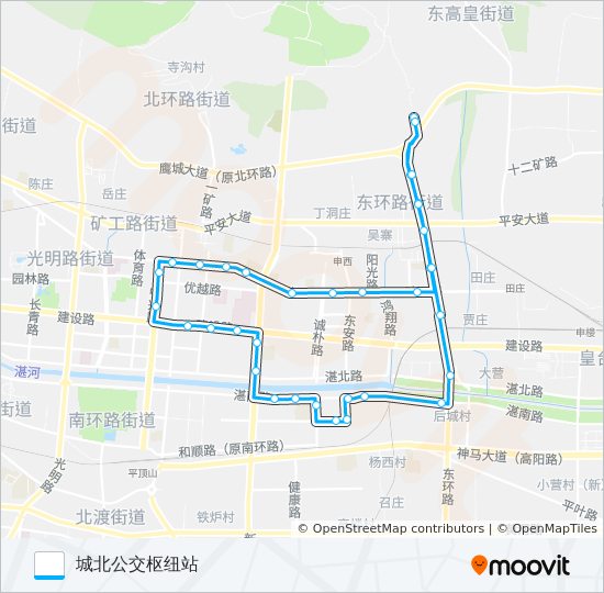 公交36路的线路图