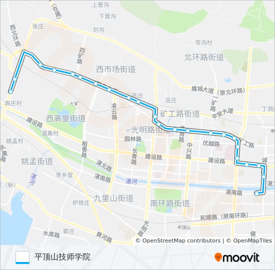 公交40路的线路图