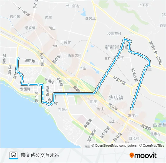 41路 Bus Line Map