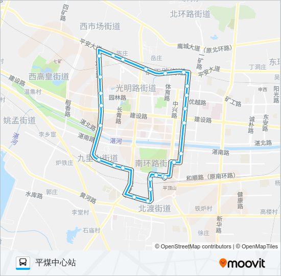 公交42路的线路图