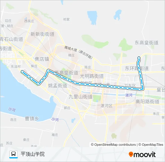 43路 Bus Line Map