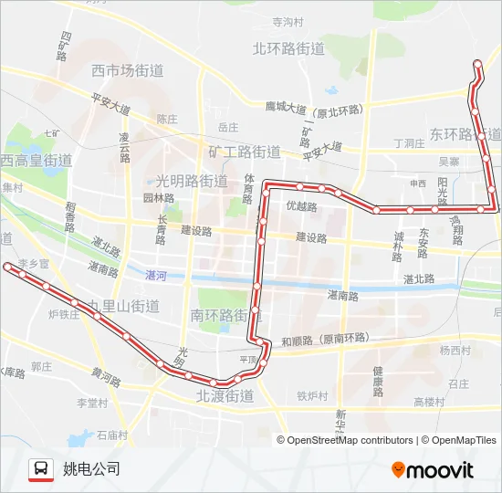 603路 Bus Line Map