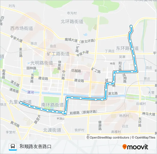 10路 Bus Line Map