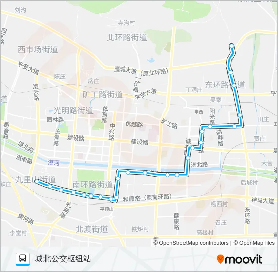 10路 Bus Line Map