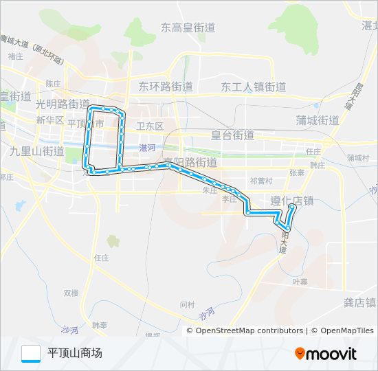 公交24路的线路图