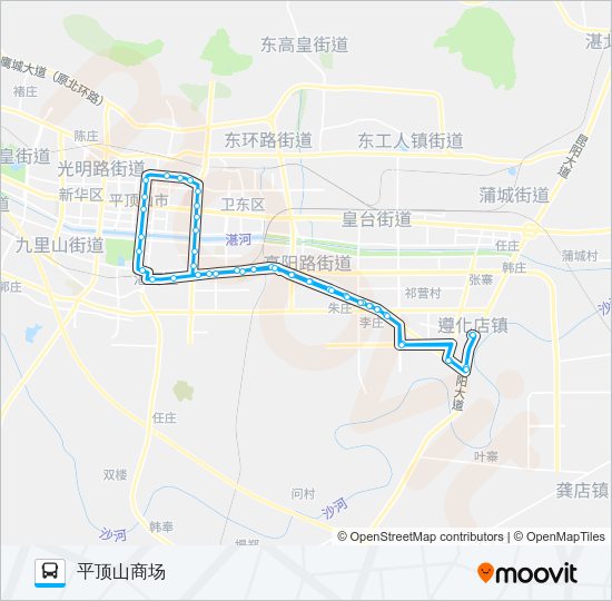 公交24路的线路图