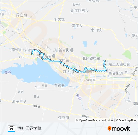 公交26路的线路图