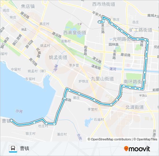 4路 bus Line Map