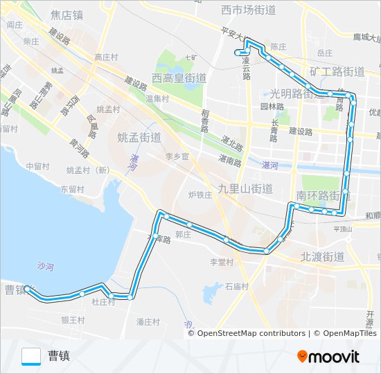 公交4路的线路图