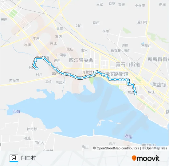 52路 Bus Line Map